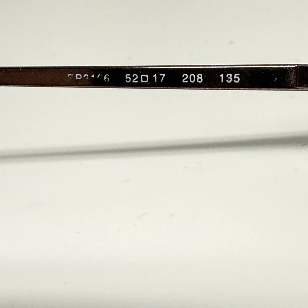 Christian‎ Dior CD3176 208 Eyeglasses Frames Brown Geometric Italy 52-17-135